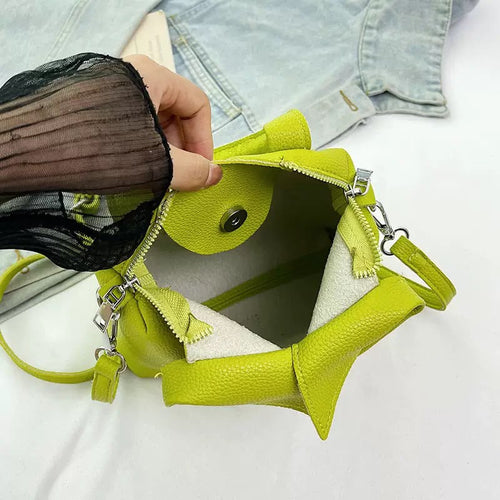 3D button-down shirt design shoulder Purse