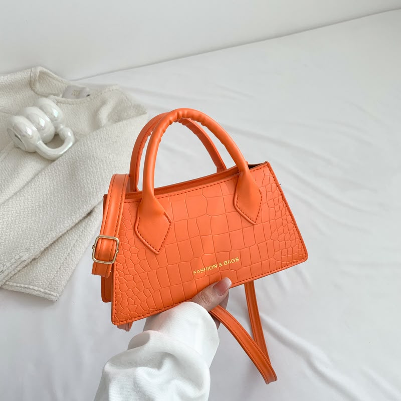 Alligator Pattern Handbag