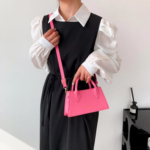 Alligator Pattern Handbag