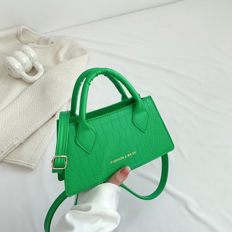 Alligator Pattern Handbag
