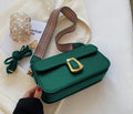 Stylish faux-leather shoulder bag