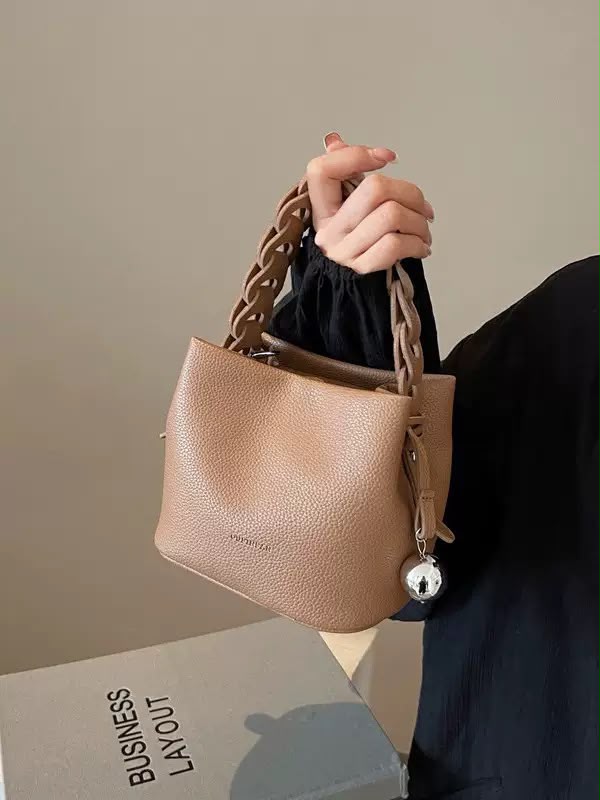 Shiyinman Bag textured bucket bag