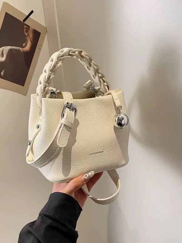 Shiyinman Bag textured bucket bag