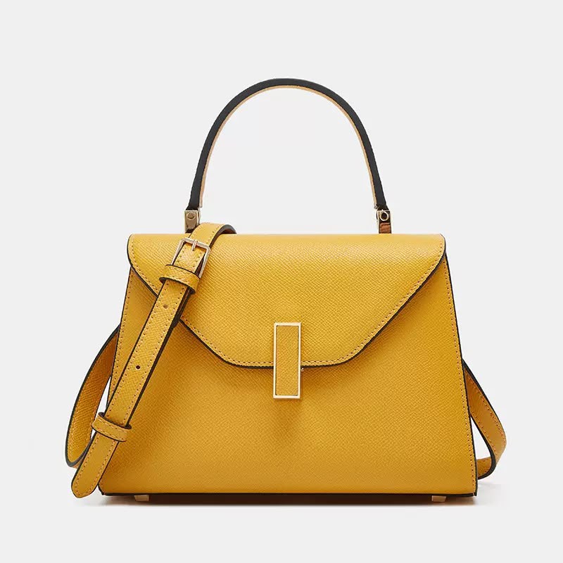 Structured trapezoid silhouette bag