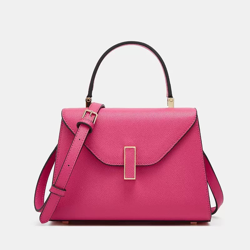 Structured trapezoid silhouette bag