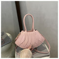 Faux-leather handbag