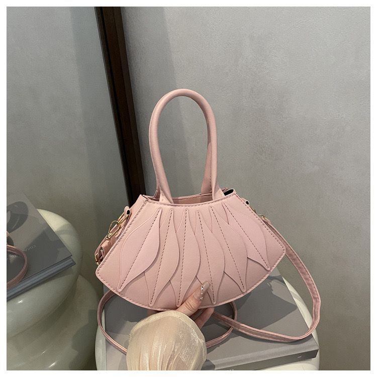 Faux-leather handbag