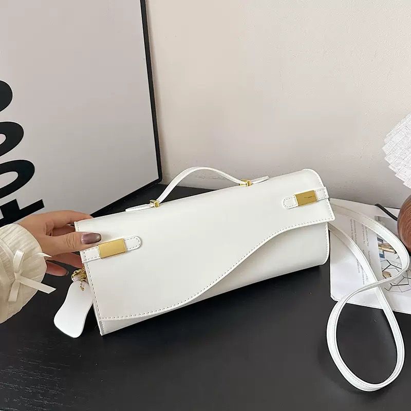 Sleek structured handbag